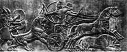 Сцены охоты. Рельеф из дворца Ашшурбани-пала в Ниневии. Середина VII в. до н. э. Лондон. Британский музеи