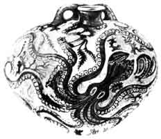 Ваза с осьминогом. Середина II тысячелетия до н. э. Гераклейон. Музей 