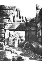 Львиные ворота в Микенах. XV в. до н. э. 