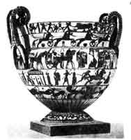 Кратер Клития и Эрготима (ваза «Франсуа»). Ок. 560 г. до н. э. Флоренция. Археологический музеи