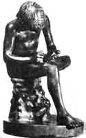 Пифагор Регийский. Мальчик, вынимающий занозу. Вторая четверть V в. до н. э. Бронзовая римская копия. Рим. Палаццо консерваторов