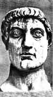 Голова Константина. Начало IV в. н.э. Рим. Палаццо консерваторов.