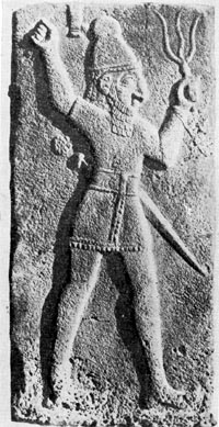 Фигура бога Грозы из Зинджирли (Берлинский государственный музей)