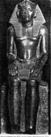 Статуя времени XII династии (Aменемхет III).