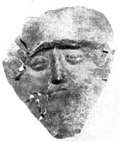 Погребальная маска из Микен. XVII—XVI вв. до н. э. 