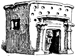 Глиняная модель финикийского храма. Кипр. Вторая половина I тысячелетия до н. э. 