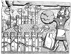 Взятие крепости. Ассирийский рельеф времени Тиглатпаласара III. Середина VIII в. до н. э. 