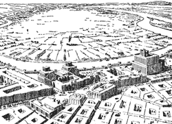 Вид города Ашшура. Начало I тысячелетия до н. э. Реконструкция