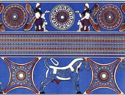 Роспись из дворца Саргона II Дур-Шаррукин (современный Хорсабад). Конец VIII в. до н. э. 