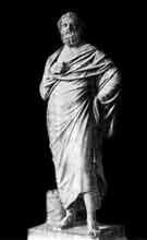 Софокл. Греческая скульптура   IV в. до н. а. Римская копия. Мрамор.