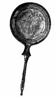 Этрусское зеркало, 3 в. до н. э. Бронза