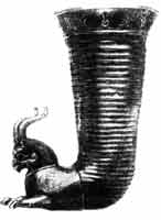 Серебряный ритон из Эрзинджана (Армения). V в. до н. э.