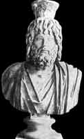 Сарапис. Греческая скульптура IV в. до н. э.  Римская копия. Мрамор.