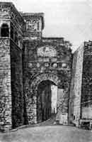 Укрепления Перузии (ворота и часть городской стены). Современный вид.