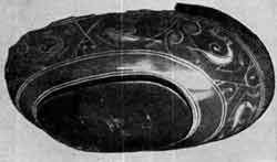 Китайская лаковля чашечка из   курганов Ноиы-Улы (Северная Монголия). Начало I в. н. э.