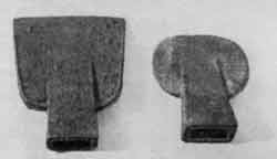 Железные лопаты. Из   раскопок   в  районе   города   Чанша   (провинция   Хунань). V—III вв. до н. э.