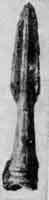 Бронзовый наконечник копья. Из расношша районе древнего Лолана современный пхеньян).Около222г. до н.э.