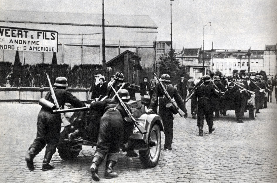 Вступление гитлеровцев в Брюссель. 18 мая 1940 г.