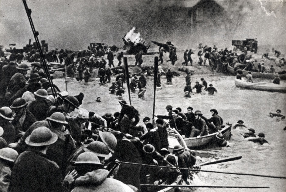 Эвакуация английских войск. Дюнкерк. 1 июня 1940 г.