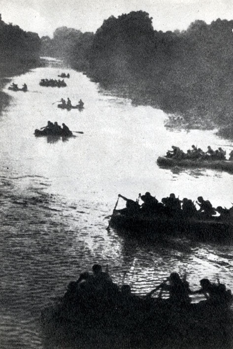 Переправа немецко-фашистких войск через Сомму. Июнь 1940 г.