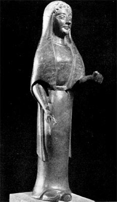 XIII. Викс, Франция   Могила кельтской княгини с золотой диадемой.