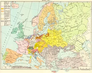 Европа 1648 г.