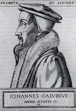 Жан Кальвин. Гравюра 1562 г.