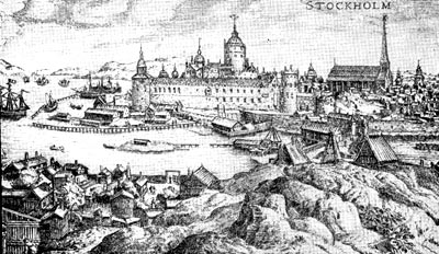 Стокгольм в 1580 г. Гравюра Ф. Гогенберга