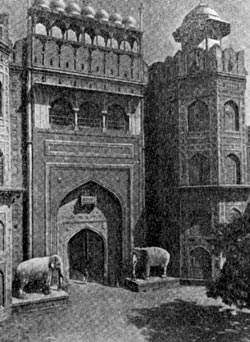 Ворота форта Дели. Первая половина XVII в.