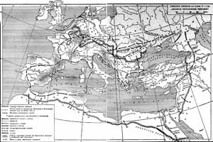 Римская империя на рубеже IV - V вв. 'Великое переселение народов'.