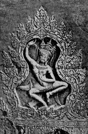 Рельеф из храмов Ангкор-ват. XII в.