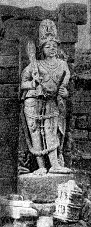 Скульптура из храма Аватара близ Гархвы (в районе Аллахабада). V-XII вв.