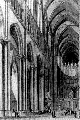 Внутренний вид Амьенского собора. XIII в.