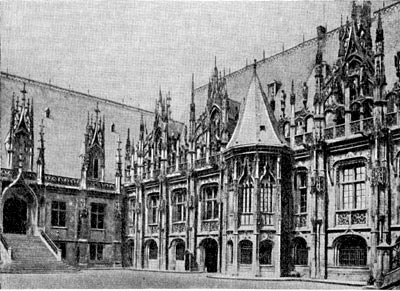 Дворец юстиции в Руане. Конец XV в.