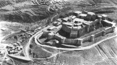 Замок тамплиеров Крак де Шевалье в Сирии