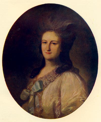 В.Я. Новосильцева. портрет работы Ф.С. Рокотова. 1780 г.