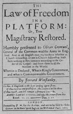 Титульный лист памфлета Д. Уинстэнли 'Закон свободы' 1625 г.