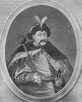 Богдан Хмельницкий. Гравюра Гондиуса 1651 г.
