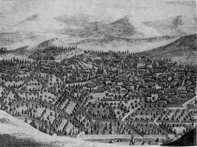 Ереван. Гравюра 1686 г.
