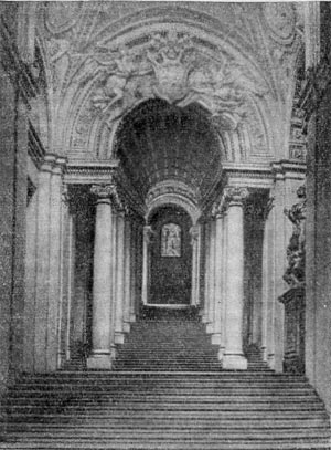 Лестница Ватиканского дворца. Архитектор Л. Бернини