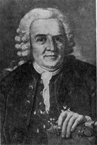 Карл Линней. Портрет работы Крафта 1774 г.