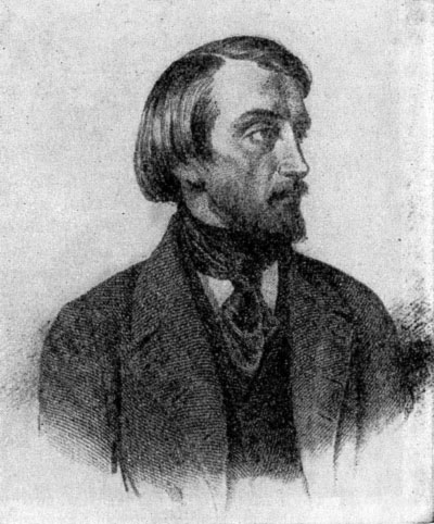 В. Г. Белинский. Гравюра Ф. И. Иордана. 1859 г.
