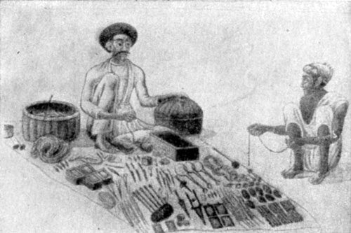 Торговец. Рисунок Севак Рама. Около 1810 г.