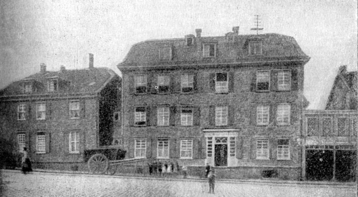 Дом в Бармене, где родился Фридрих Энгельс.