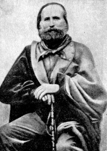 Джузеппе Гарибальди. Фотография 1862 г.