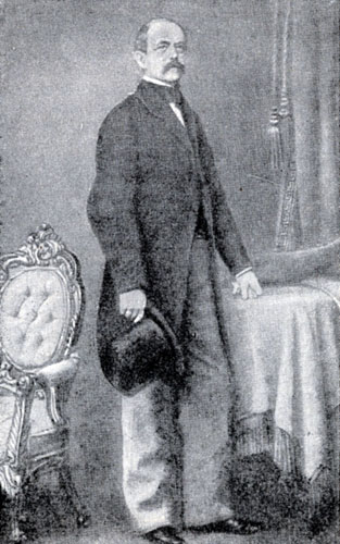 Отто фон Бисмарк. Фотография 1862 г.