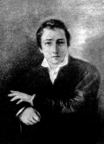 Генрих Гейне. Портрет работы М. Оппенгейма. 1831 г.