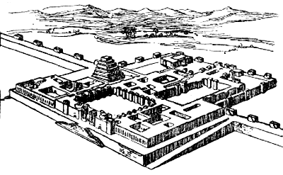Дворец Саргона в Хорсабаде (реконструкция)