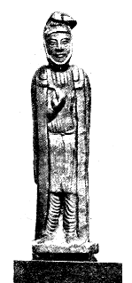 Серебрянная статуэтка ахеменидского воина