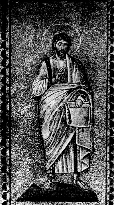 Пророк. Мозаика базилики Сант-Аполлинаре Нуово в Равенне. VI в. 